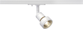 SLV Hochvolt-Schienensystem-Leuchte 1phasig GU10 50 W Halogen Puri 143391 Weiß SLV Hochvolt-Schienensystem-Leuchte 1phasig GU10 50 W Halogen Puri 143391 Weiß