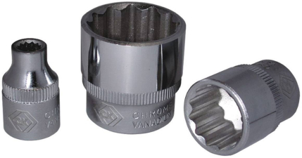 C.K. Außen-Sechskant Steckschlüsseleinsatz 15 mm 1/2" (12.5 mm) T4690M 15 C.K. Außen-Sechskant Steckschlüsseleinsatz 15 mm 1/2" (12.5 mm) T4690M 15
