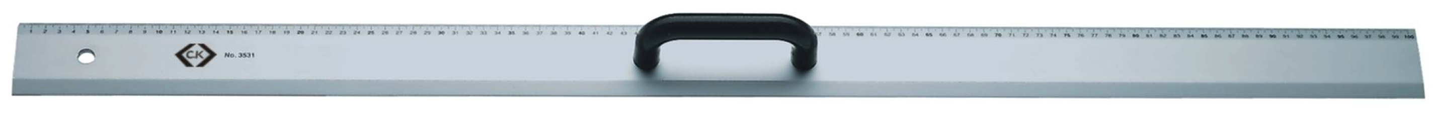 C.K. Aluminium Lineal 1000 mm mit Handgriff T3531 100 C.K. Aluminium Lineal 1000 mm mit Handgriff T3531 100