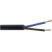 H03VV-F Kunststoff-Schlauch-Leitung 2 x 0.75 mm² ohne gn/ge Schwarz 10 m LappKabel