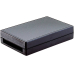 Europa-Platten-Gehäuse ABS 186x123x41mm Schwarz