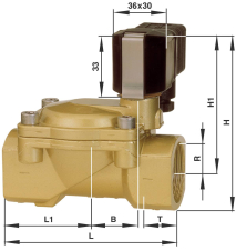 2/2-Wege-Magnetventil 82 400 G3/4 230 V 2/2-Wege-Magnetventil 82 400 G3/4 230 V