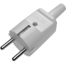 Schutzkontakt-Stecker Pvc mit Tülle Ta
