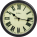 Techno Line Jumbo Wanduhr Retro WT 7050 (Ø x T) 50 cm x 13 cm Braun