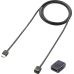 SpeaKa HDMI Verlängerung 90°-HDMI-Stecker / HDMI-Stecker 1,8 m + HDMI-Adapter HDMI-Buchse auf HDMI