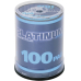 Platinum DVD+R Rohling 100123 100 St. 4.7 GB 120 min Etikett
