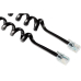 Hama Hörerkabel Modular-Stecker 4-pol - Modular-Stecker 4-pol, 1.5 m, Schwarz