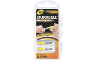 DURACELL Hörgerätebatterien ZA10, 6er 1.4 V 10A, HA10, V10AT, DA10, P10, A10, PR230H, AC230E, AC10