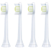 Philips HX6064/05 DiamondClean Standard-Bürstenkopf für Schallzahnbürste (4 Stück), Weiß