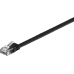 Extra flaches Netzwerkkabel RJ45 CAT 6 U/UTP Schwarz 7 m