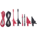 Extech PQ500 Spannungs-Messleitungs-Set PQ500 CAT III 1000 V/CAT IV 600 V Schwarz, Rot