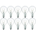 PHILIPS TROPFENLAMPE P45 E14 40W KLAR 10er-Pack Warm-Weiß Tropfenform