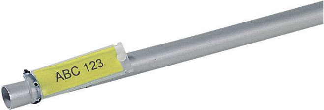 Etiketten Helafix® HFX12-35P 35x12mm 110 Stück weiss/gelb Etiketten Helafix® HFX12-35P 35x12mm 110 Stück weiss/gelb