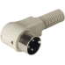 DIN-Stecker 8-polig gewinkelt 80 Sn B Grau
