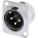 Xlr-Flanschstecker Nc 3 Mdl 1