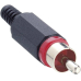 Cinch-Stecker Xsto 1 Rot