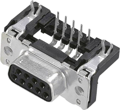 D-Sub-Buchsenleiste abgewinkelt 9 Bu 6611 D-Sub-Buchsenleiste abgewinkelt 9 Bu 6611