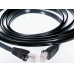 ISDN-Anschlusskabel 8adrig 6m Sw Gesch.