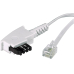 TAE-F-Anschlusskabel Uni 15m Ws