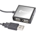 4 Port USB 2.0 Hub mit Kabel