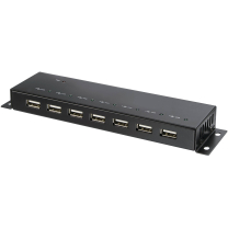 Conrad 7 Port USB 2.0 Hub Metall