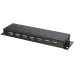 7 Port USB 2.0 Hub Metall