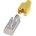 Hirose Cat5e RJ45 Stecker, Gelb 10 Er