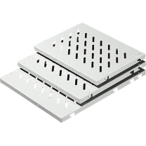 Rittal Ger&auml;teboden 19  500mm Grau