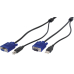 KVM-Kabel VGA/USB 1,8m Digitus
