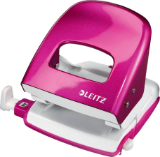 Leitz Locher WOW/5008-10-23, pink metallic Leitz Locher WOW/5008-10-23, pink metallic