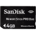 Sandisk Memorystick Pro Duo 4GB