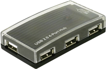 Delock 4 Port USB 2.0-Hub Schwarz Delock 4 Port USB 2.0-Hub Schwarz