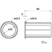 Bassreflexrohr 35x68mm Mini