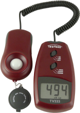 Testboy TV 333 Lux-Meter, Beleuchtungsmessgerät, Helligkeitsmesser 0 - 100000 lx Testboy TV 333 Lux-Meter, Beleuchtungsmessgerät, Helligkeitsmesser 0 - 100000 lx