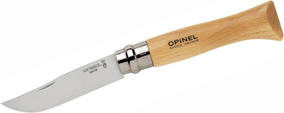 Opinel Taschenmesser Classic Buche Gr.8 mit Etui Klinge: Kohlenstoffstahl Sandvik 12C27 · Griff: Bu Opinel Taschenmesser Classic Buche Gr.8 mit Etui Klinge: Kohlenstoffstahl Sandvik 12C27 · Griff: Bu