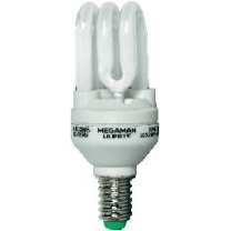 Energiesparlampe MEGAMAN LILIPUT PLUS E14 8W 6500K