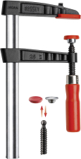 Bessey Temperguss-Schraubzwinge TG 250/120 TG25 Spannbereich:250 mm Ausladungs-Maße:120 mm Bessey Temperguss-Schraubzwinge TG 250/120 TG25 Spannbereich:250 mm Ausladungs-Maße:120 mm
