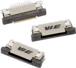 Würth Elektronik Buchsenleiste (Standard) ZIF FPC Polzahl Gesamt 8 68710814022 Rastermaß: 0.50 mm Würth Elektronik Buchsenleiste (Standard) ZIF FPC Polzahl Gesamt 8 68710814022 Rastermaß: 0.50 mm