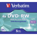 Verbatim DVD-RW 4,7GB 4x 5er Jewelcase