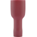 Flachsteckhülse vollisoliert 4,8x0,8 Pvc Rot