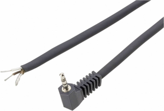 VOLTCRAFT Klinken-Steckverbinder 3.5 mm Stecker, gewinkelt Polzahl: 3 Stereo Schwarz XL-AC35SW 1 St VOLTCRAFT Klinken-Steckverbinder 3.5 mm Stecker, gewinkelt Polzahl: 3 Stereo Schwarz XL-AC35SW 1 St