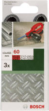 Bosch Schleifband Körnung 60 (L x B) 451 mm x 13 mm 2609256241 3 St. Bosch Schleifband Körnung 60 (L x B) 451 mm x 13 mm 2609256241 3 St.