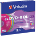 Verbatim DVD+R Dl 8,5GB 8x 5er Sc Color