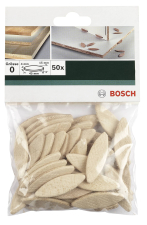 Bosch Flachdübel 45 mm 4 mm 2609256600 50 St. Bosch Flachdübel 45 mm 4 mm 2609256600 50 St.