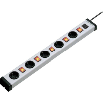 Ehmann Steckdosenleiste 5-fach einzeln schaltbar