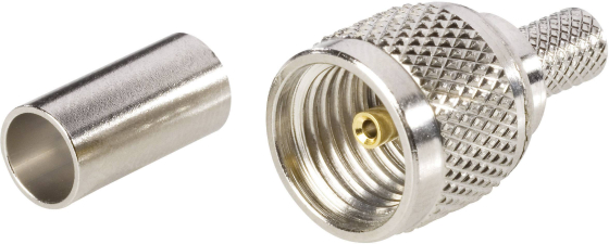 Mini Uhf Crimpstecker 50ohm für Rg 58c/ Mini Uhf Crimpstecker 50ohm für Rg 58c/
