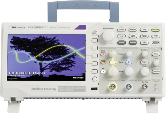 Tektronix Digital-Oszilloskop TBS1052B-EDU 50 MHz 2-Kanal 1 GSa/s 2.5 kpts 8 Bit Digital-Speicher Tektronix Digital-Oszilloskop TBS1052B-EDU 50 MHz 2-Kanal 1 GSa/s 2.5 kpts 8 Bit Digital-Speicher