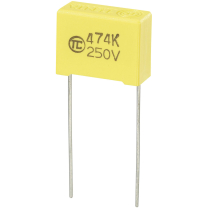 Kondensator Mks 0,47&micro;F 250V/DC Rm15