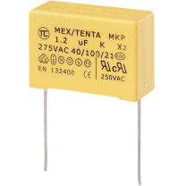 Kondensator Mkp X2 1,2&micro;F 280V/AC Rm27,5
