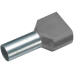 Aderendhülse Duo isoliert 2x1,5mm² 100 Stück rot
